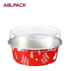 BAKINGPAK new premium colored smooth wall aluminum foil baking cake mould cup tray liner non paper silicone
