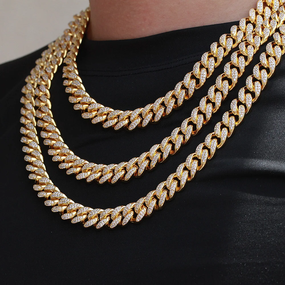Sterling Silver Cuban Necklace 10mm link