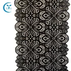 Wholesale nylon spandex american black lingerie stretch lace trim
