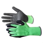 1003/ 10G Polyester Liner Black Micro Foam Nitrile Palm coated Gloves