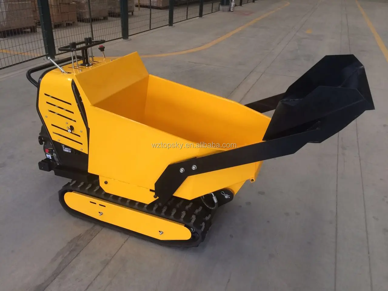 500kg loads mini dumper with bucket