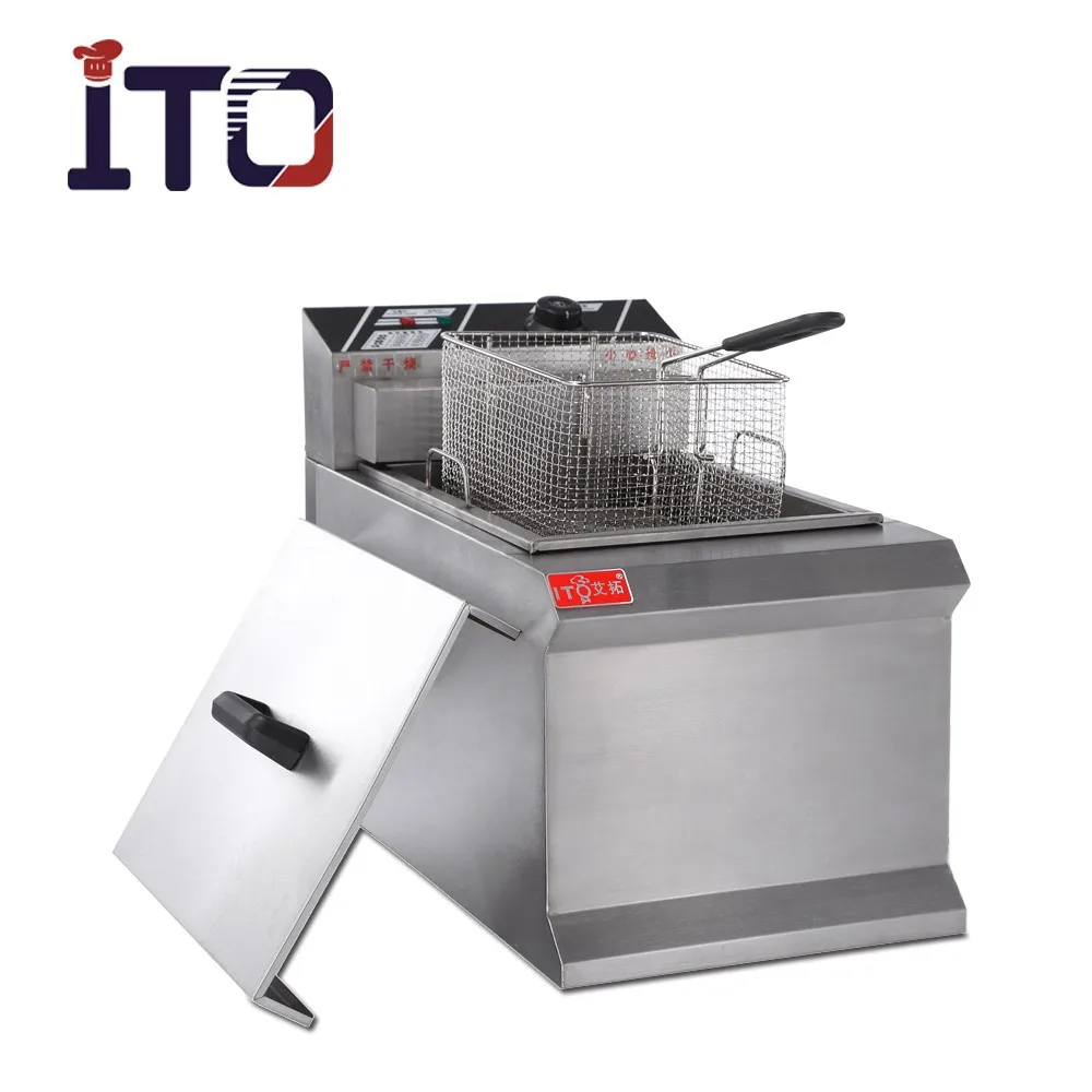 Ci903 Restaurant Equipment Commercial Counter Top Deep Fryer For Donut