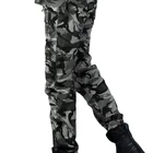 Outdoor military camo gray hiking pants trousers