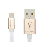 L-CUBIC Factory High Quality 0.8m telescopic lighting USB cable charger data transmission usb cable for iphone