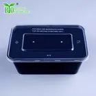 1000ml Microwavable Disposable Plastic Food Container with Lid
