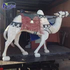Customized Animal Fiberglass Camel Statue Outdoor Decoration