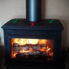 Fan With Cover VODA New Design Heat Powered Stove Fan With Protective Cover