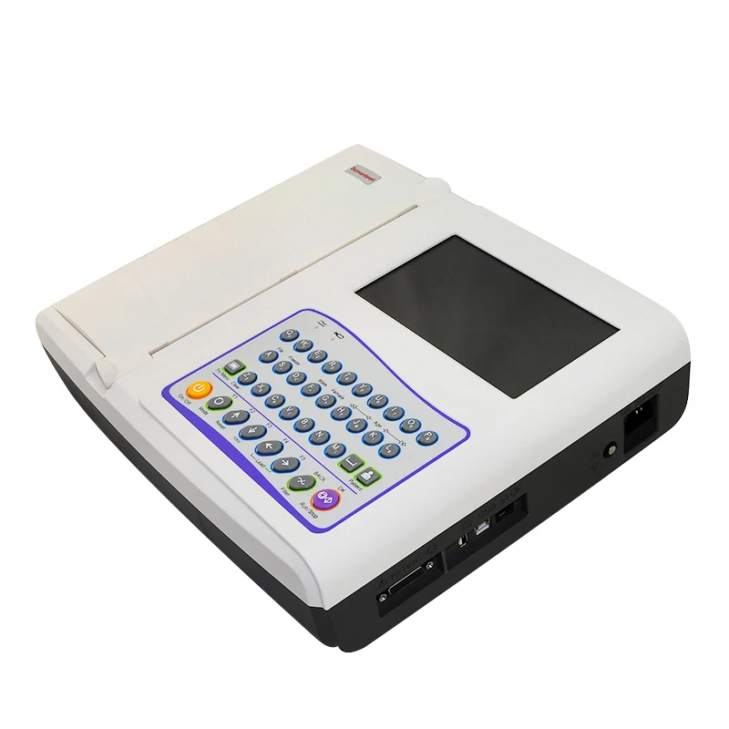 2014 12-Channel ECG EKG Machine Electrocardiograph 18 month warranty CE Approved