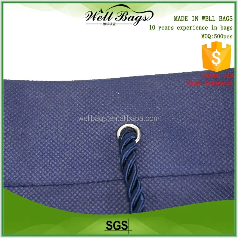 bespoke high-end blue non woven fabric shopping gift bag with