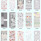 KB Series/126x54mm Wholesale Nail Art Water Decal Nail Design Pretty Cute Nail Art Sticker Decoration