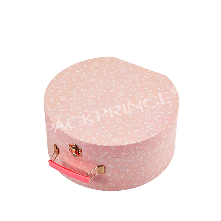 Manufacture Custom Printed Luxury Children Small Mini Pink Gift Decorative Cardboard Suitcase Box.jpg