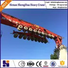 underslung 300 ton full sapn bridge beam launching gantry crane subway girder construction machine