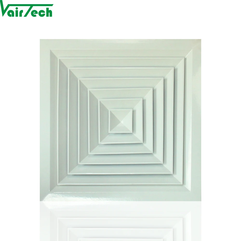 Supply Hvac Ceiling Air Conditioning Ventilation Square Air Diffuser Buy Ceiling Air Diffuser Air Conditioning Diffuser Square Ceiling Diffuser