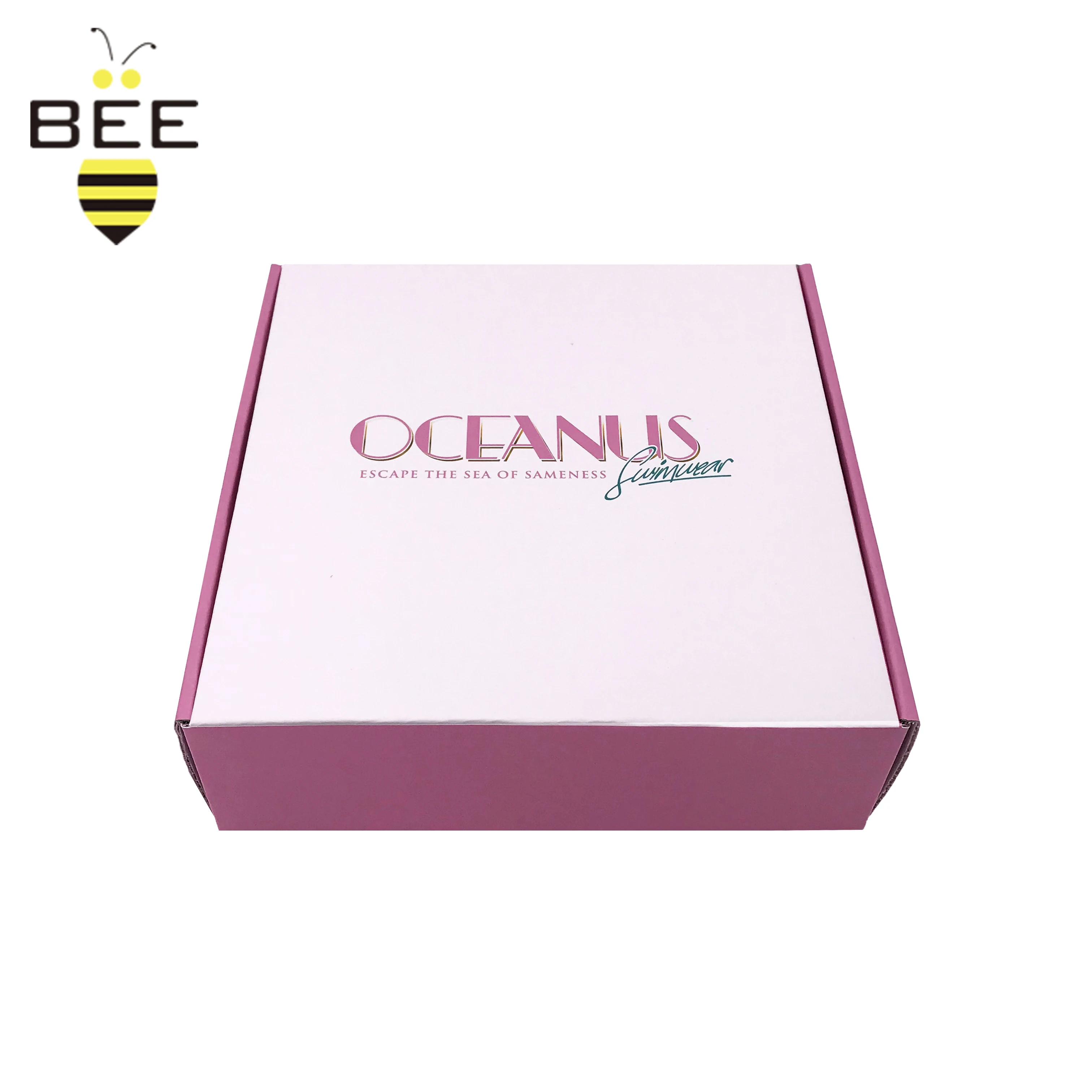 paper box packaging/cosmetic gift box with ribbon/ swimwear