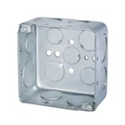 UL listed Indoor square galvanized steel socket box