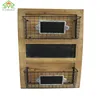New High Quality Brown wood Wood Wall Mount Mail and wall Organizer cabinet with hook or 2 drawer wood file cabinet