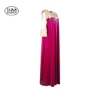 JM-31G KS korea velvet fabric Muslim clothing Dubai casual women Abaya Maxi Muslim lady Dress