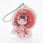 newest high quality custom mobile straps keyring,free design acrylic keychain blanks