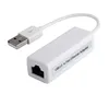 Hot sale fast White USB 2.0 10/100m to RJ45 Lan Network Ethernet Adapter usb to lan converter for pc
