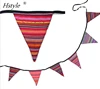 Striped Various Color Fabric Mini Bunting for Camping Kids Tents PL005