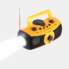 Multifunctional MP3 Player Hand Crank Dynamo LED Torch Flashlight Wholesale