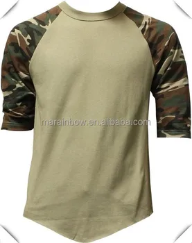 camo baseball shirt