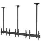 Menu Board Flip Down TV Ceiling Mount Tilt TV Bracket With Quad Screen