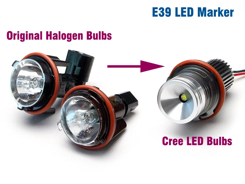 Old halogen change for our led marker