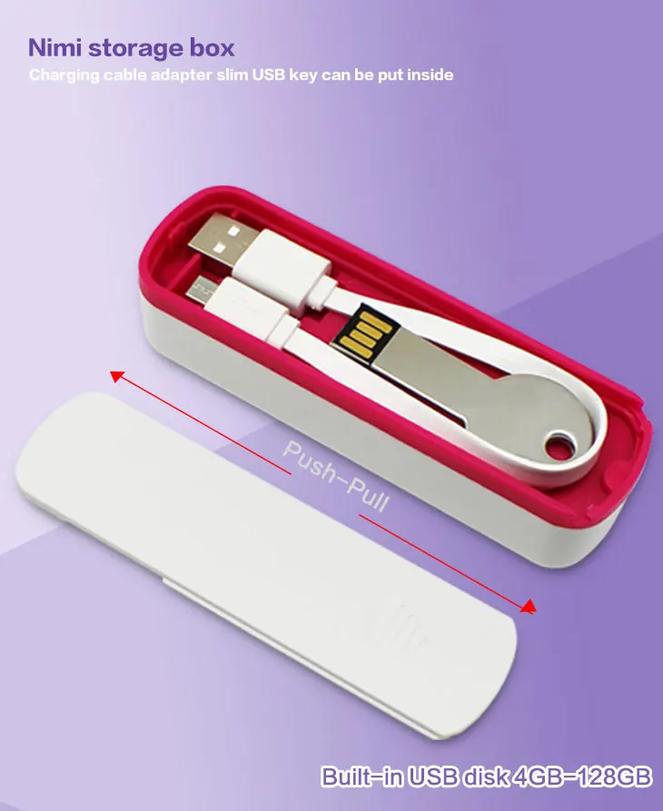 2018 New wireless power bank 2000mAh built in cable mobile charger power bank - ANKUX.COM