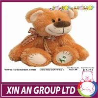 2014 promotion gift plush toy free sample extra large teddy bear