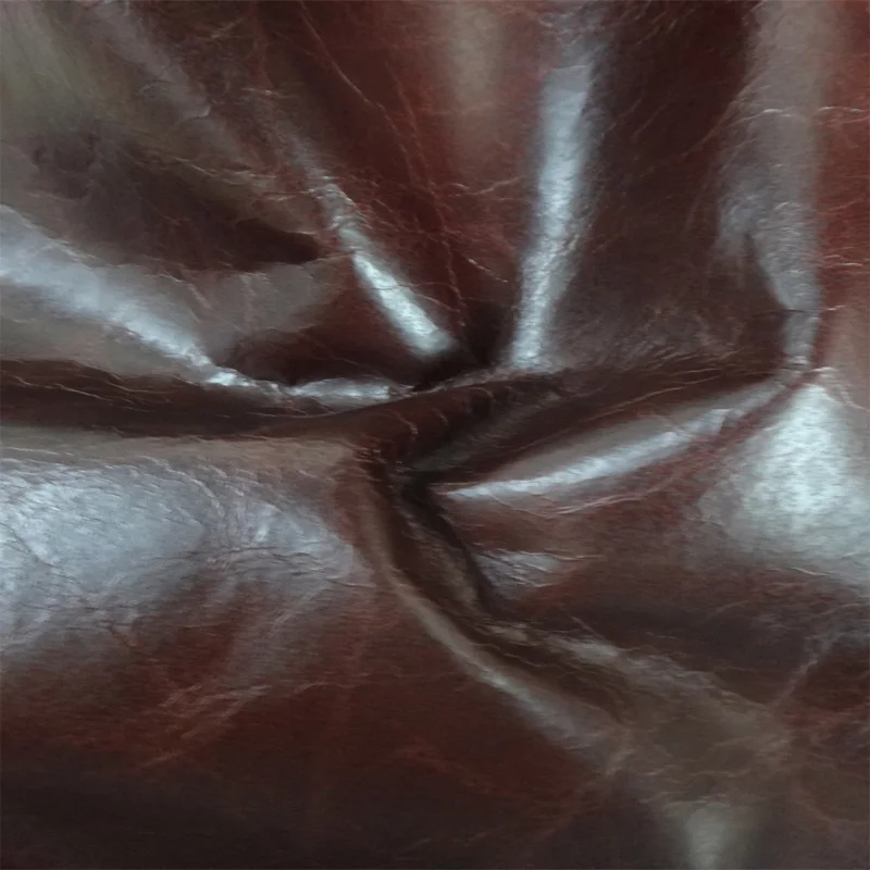 genuine leather for sofa oil waxy cow skin leather material