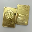 1933 Germany deutsche reichs gold plated coin bullion bar