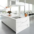 Wholesale new design copy-granite natural color quartz countertops table tops