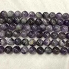 customized 16mm various size natural chevron Dog Tooth Amethyst polished Round Beads