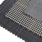 Plaid Super 120 Worsted Suit Merino 100% Wool Fabric