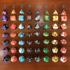 Polyhedral 7 dice set for Dungeons and Dragons DND RPG MTG D20 D12 D10(00-90 and 0-9) D8 D6 D4 Table Games
