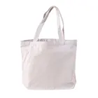 Promotion Shopping Bag Reusable Customize Promotional Reusable Eco Friendly Printed White Canvas Shopping Tote Bags