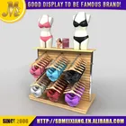 MX-WCL088 new arrival wood material bra display stand for shop