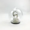 2019 New arrival Wholesale clear glass christmas ball silver deer for christmas