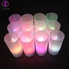 Rechargeable electric led color changing personality candle 3d led candle