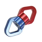 Aluminum 360 Degree Rotatable Swivel Clip Hook Carabiner Joint Metal