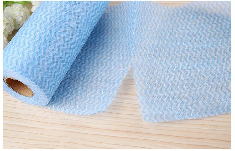 50sheets/roll Household scouring pad Kitchen nonwoven dish Cloths Cleaning Tools