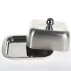 China factory stainless steel double walls butter dish