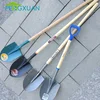 Factory wholesale price farming steel shovel with eucalyptus wood handle