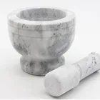 Natural stone granite Marble spice mortar and pestle