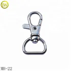 Wholesale silver metal swivel snap clasp hook for bags