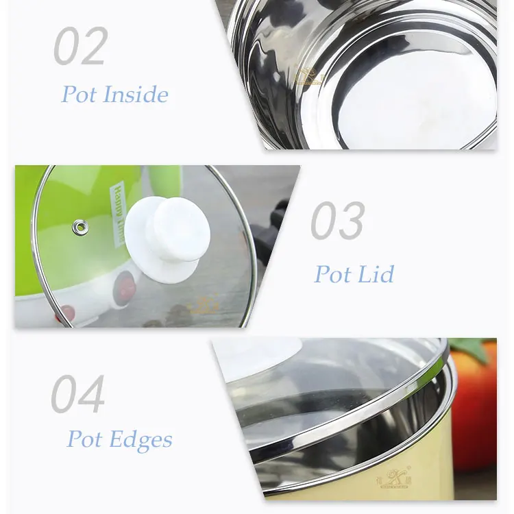 good quality cheap price stainless steel noodle pot milk boiler