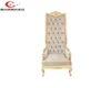 2017 luxury elegant high back upholstered king queen throne sofa chair hotel furniture