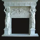 Fireplace Frame Indoor Freestanding Fireproof Material Fireplace Mantels
