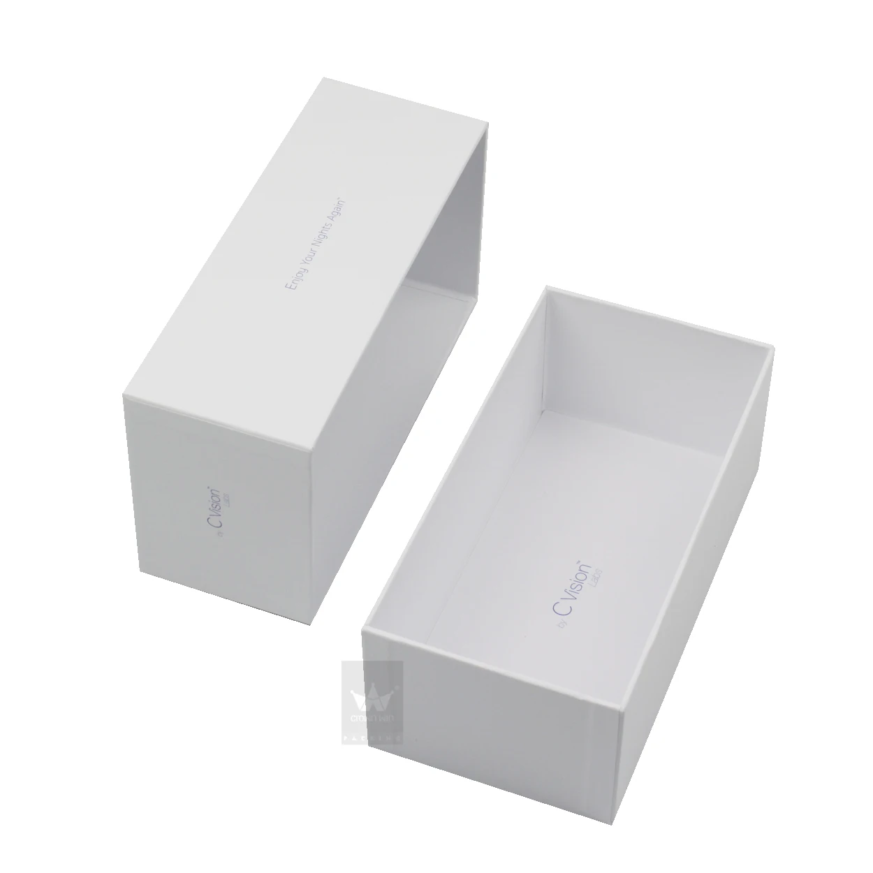custom cardboard tea case packaging box logo printed lid and